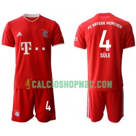 Bayern Monaco Niklas Sule 4 Bambino Maglia Prima 2020/2021 Manica Corta (+ Pantaloncini)